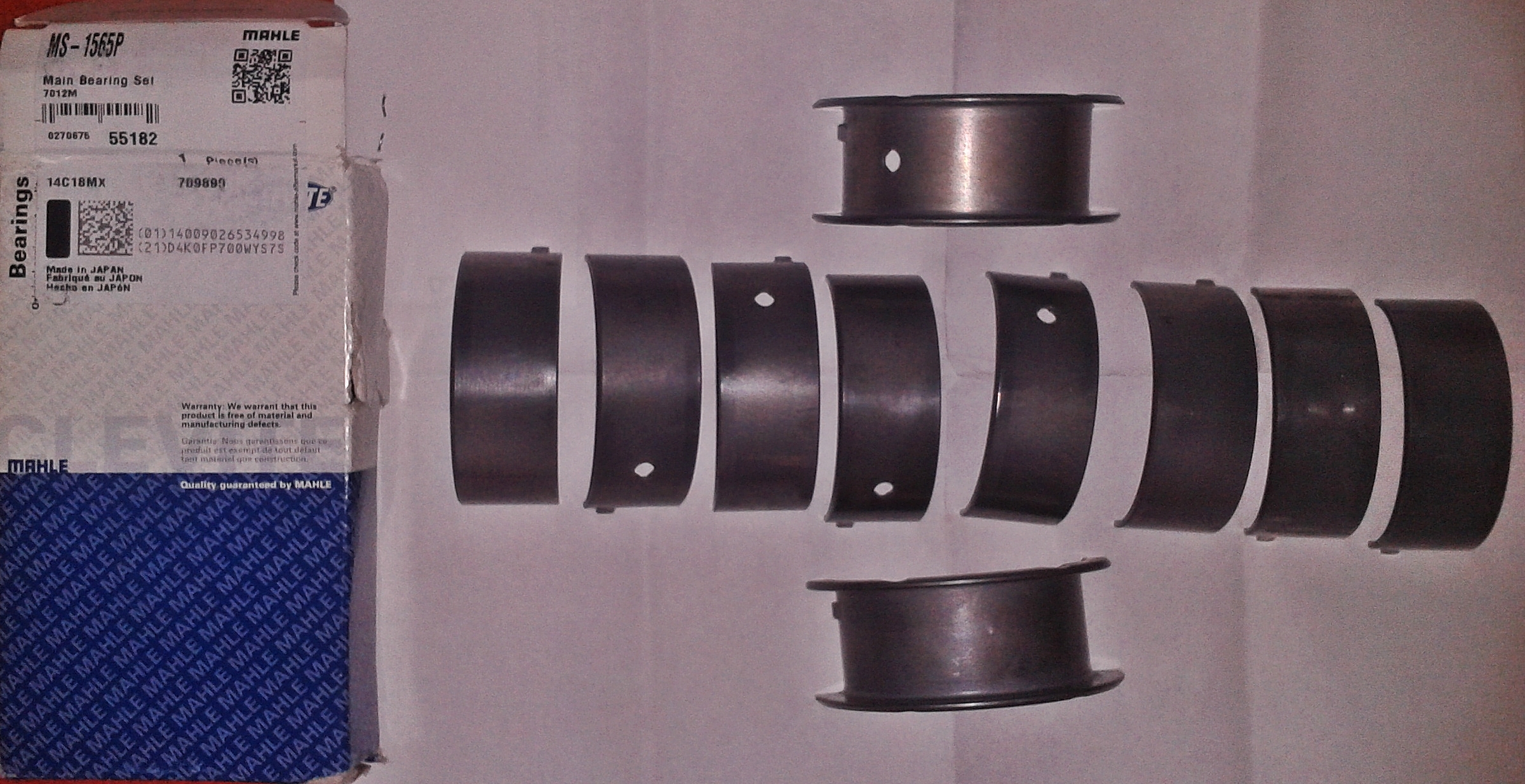 Clevite main bearings