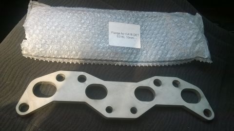Custom exhaust manifold flange